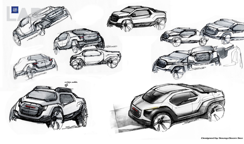 Illustration for article titled Bare Necessity Truck Concept Helps GM Forget Worries And Strife